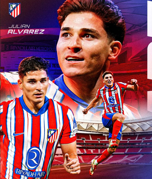 Julian Álvarez Manchester City Striker Muda Argentina